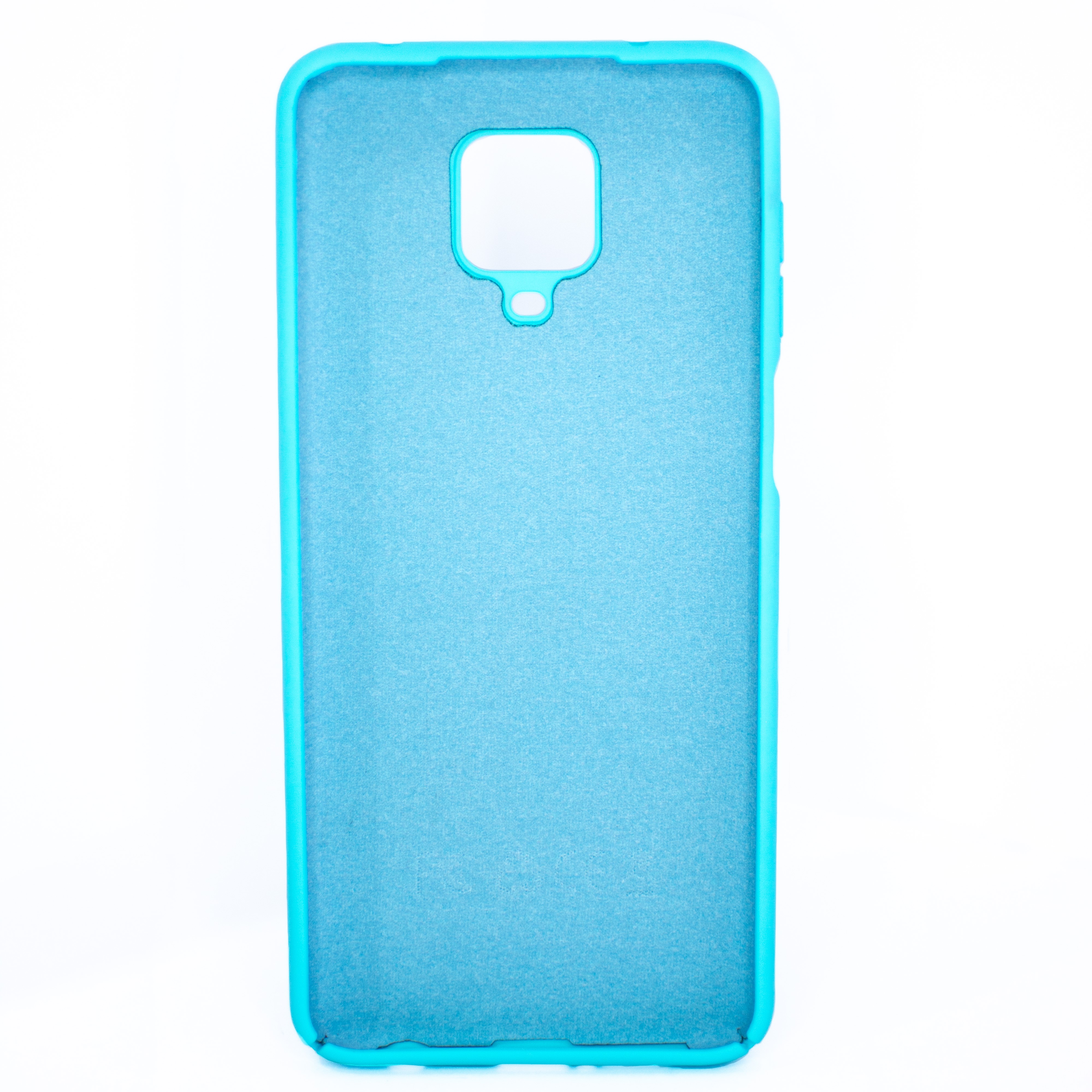 Protectores para celular  para Xiaomi  Redmi Note 9s / 9 Pro Funda de silicona con felpa Celeste